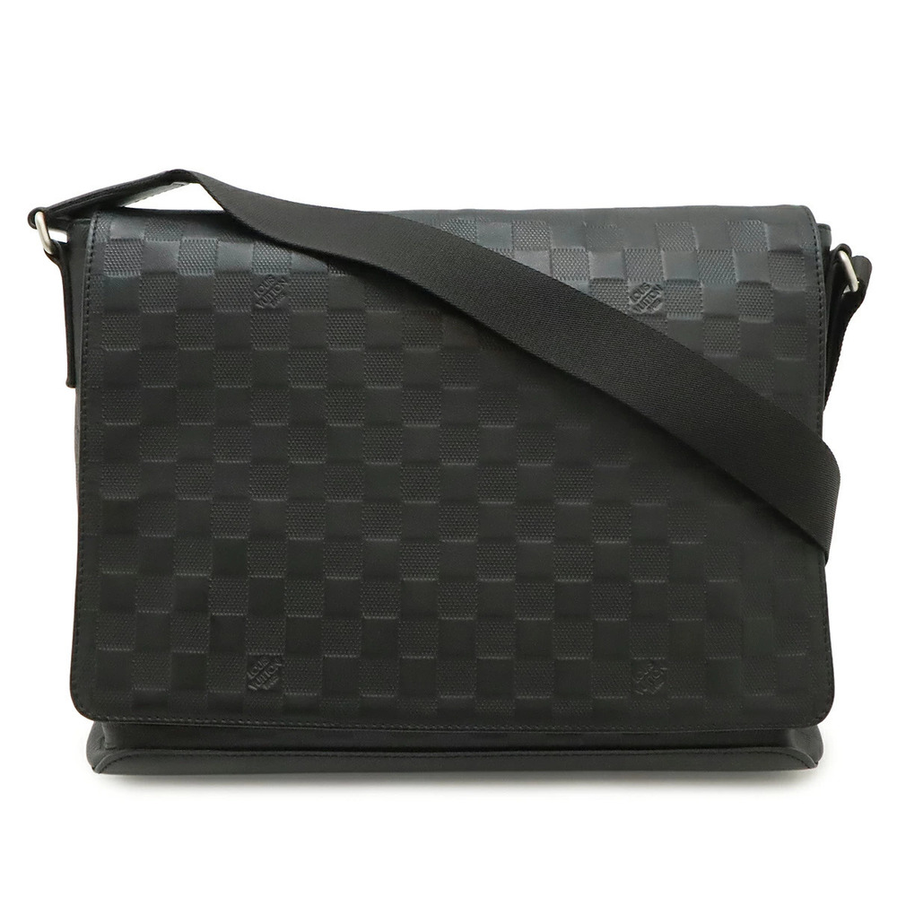 LOUIS VUITTON Damier Infini District Shoulder Bag Messenger Onyx Black